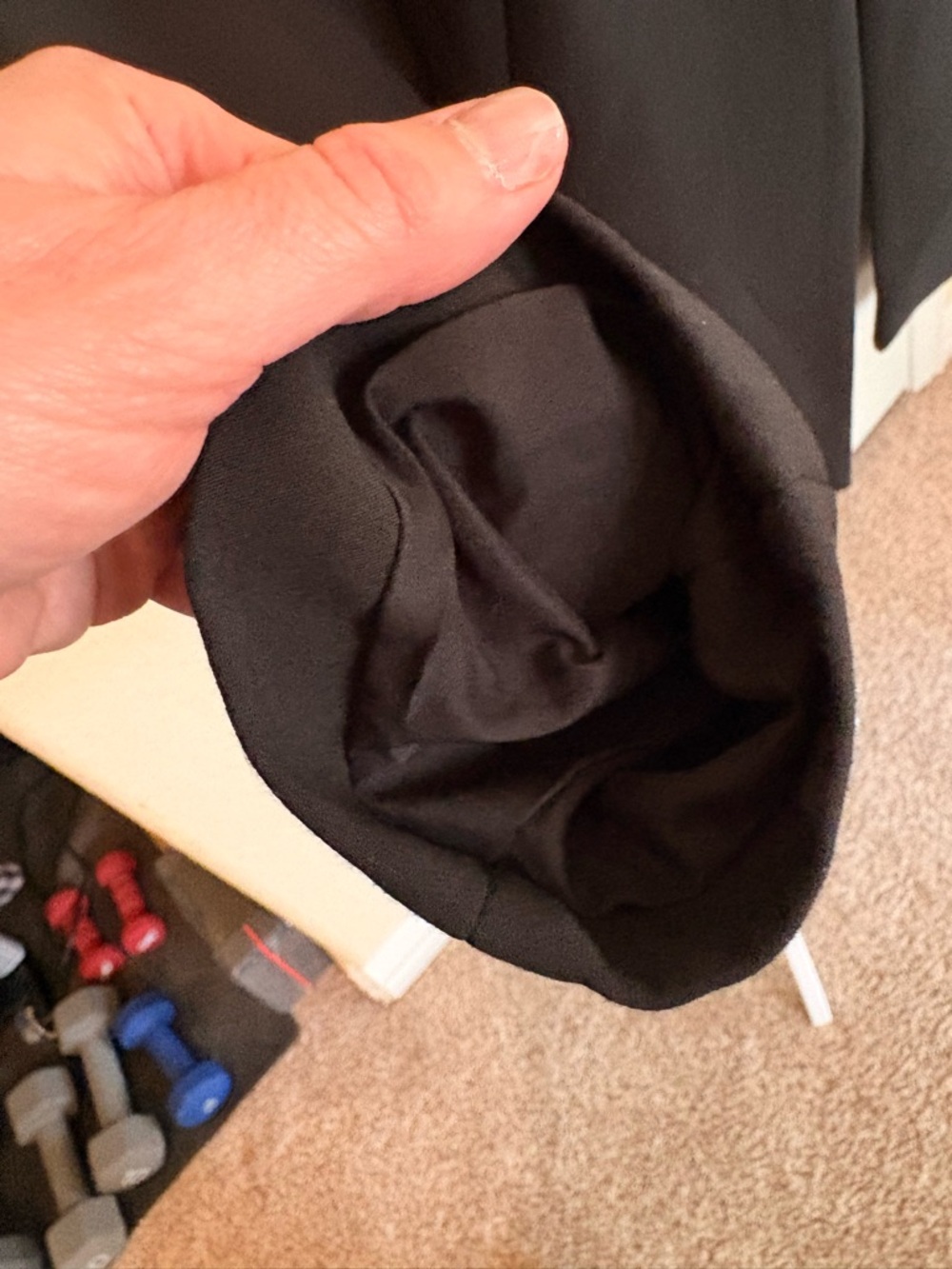 Halogen Black Collarless Open-Front Blazer - Picture 5 of 7